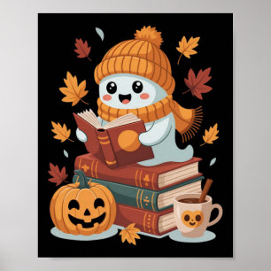 Poster Livros de Leitura do Fantasma Bonito - Livro de Qu