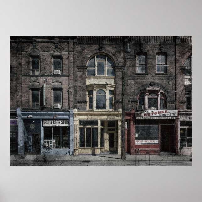 Poster Livros e Bistros e Butchers n.o 9 Filme Antigo (Frente)