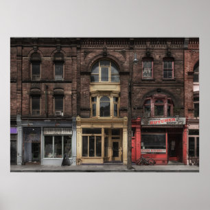 Poster Livros e Bistros e Butchers Versão 5 Colorido