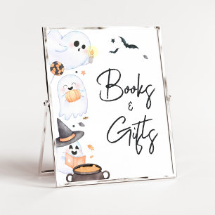 Poster Livros e presentes de Halloween do Little Boo Lara