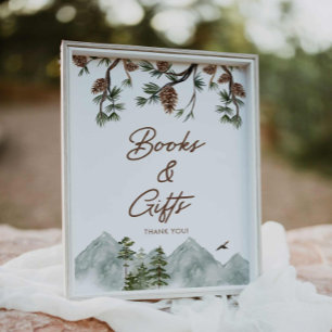 Poster Livros e presentes florestais