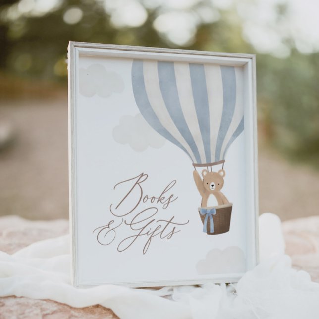 Poster Livros e presentes para Chás de fraldas do Urso de (Criador carregado)