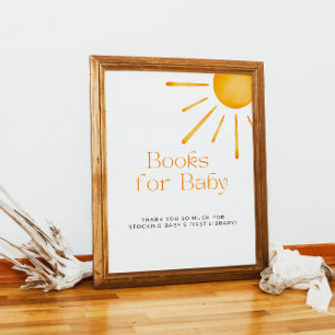 Poster Livros Retrosonoros Minimalistas Para Bebê