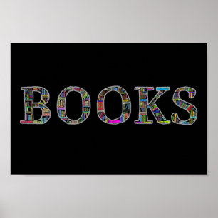Póster Livros: um design para amantes de livros