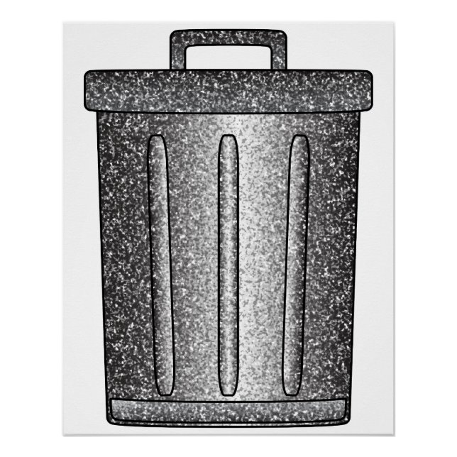 Póster Lixo da Glitter (Frente)