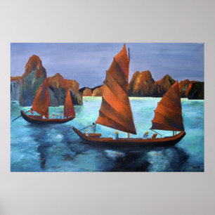 Poster Lixo Na Baía Do Dragão Decrescente