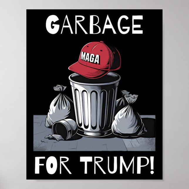 Poster Lixo Para Trump Mega Hata (Frente)