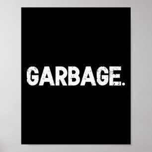 Poster Lixo Trump 2025 Engraçado 45 47 Apoiador de Trump