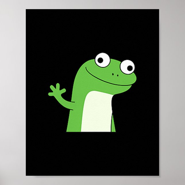 Poster Lizard Lizard Lizard Engraçada Memória Viral Tr (Frente)