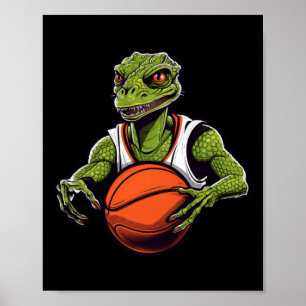 Poster Lizards Basball