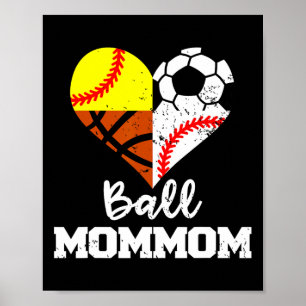 Poster Ll Mommom Futebol Vender Softll Sketll Mommom