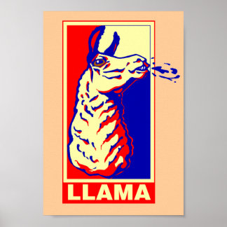 Póster Llama Hope