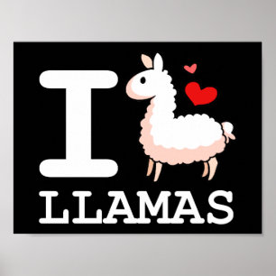 Póster Llama Llamas
