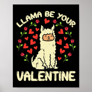 Poster Llama Seja Seu Namorados Homens Cutes Homens Mulhe