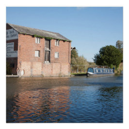 Póster Llangollen Canal Ellesmere Inglaterra
