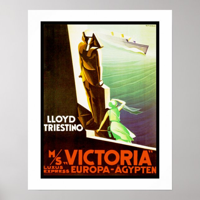 Póster Lloyd Triestino (Frente)
