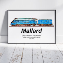 LNER Classe A4 4468 Mallard - Loco a Vapor Mais Rá