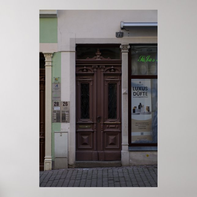 Poster Löbau: Uma Porta Clássica na Saxónia (Frente)