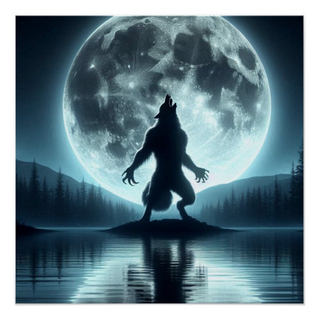Póster Lobisomem (Frente)