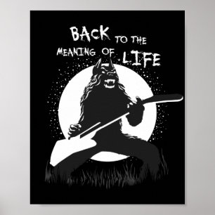 Poster Lobisomem de Metal Pesado