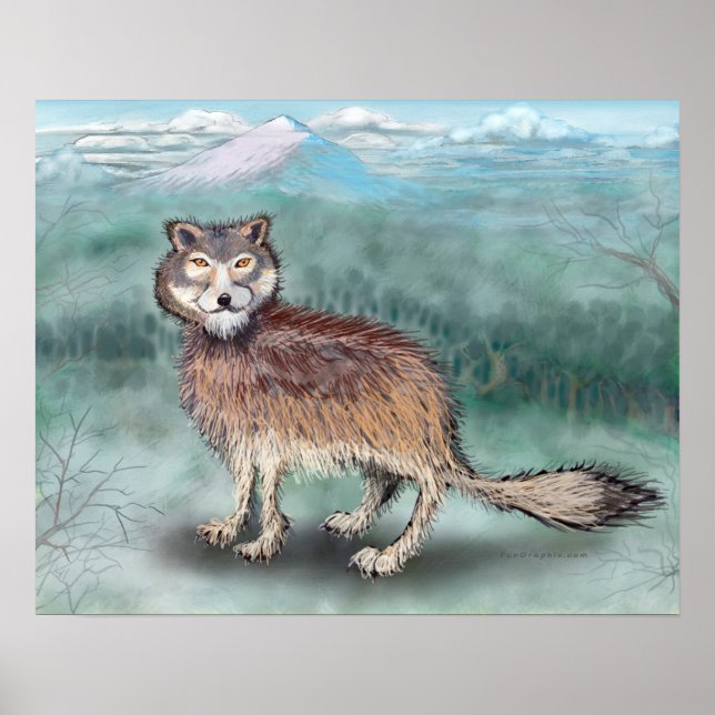 Póster Lobo (Frente)