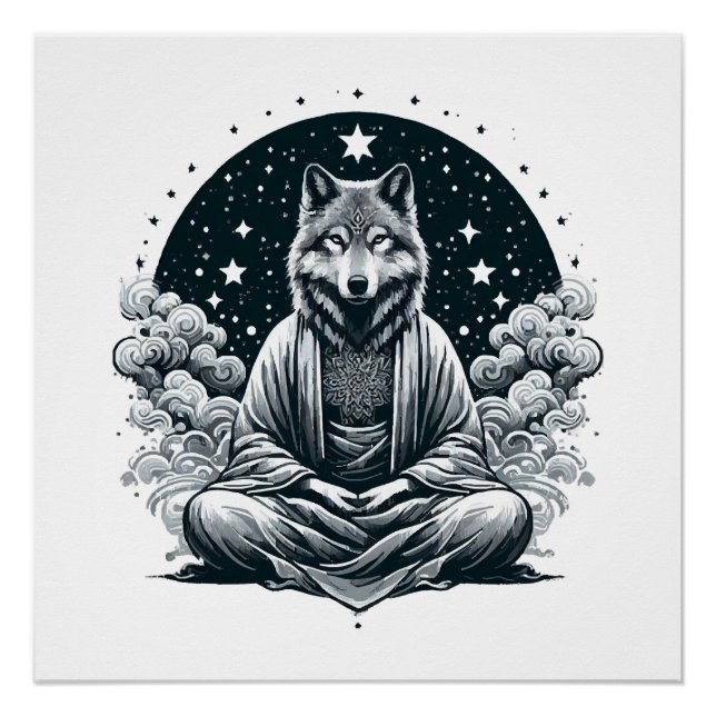 Póster Lobo Consciente (Frente)