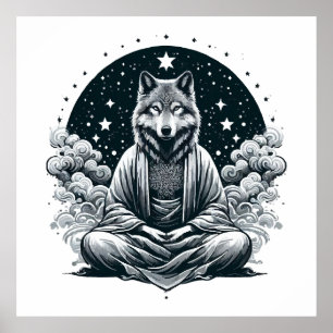 Poster Lobo Consciente