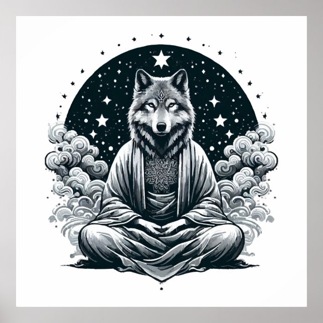 Poster Lobo Consciente (Frente)