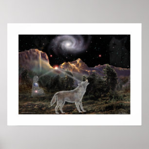 Póster Lobo da estrela