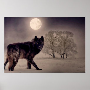 Poster Lobo da Lua Cheia.