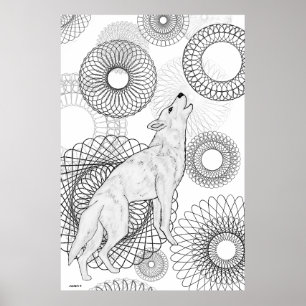Poster Lobo Inteligente