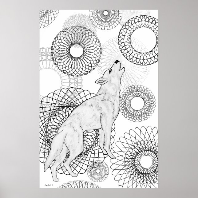 Poster Lobo Inteligente (Frente)