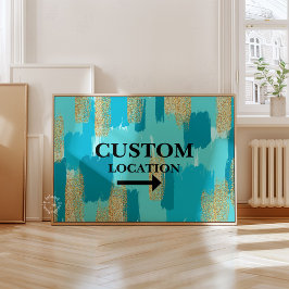 Poster Local Personalizado Sinal de pré-disquete Dor de d