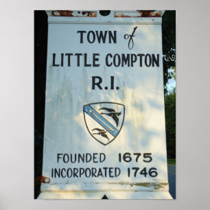 Poster Localidade de Little Compton, RI