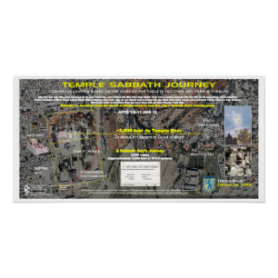 Póster Localização Verdadeira do Terceiro Templo - Uma Vi