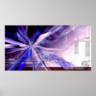 Póster Localize sua direção