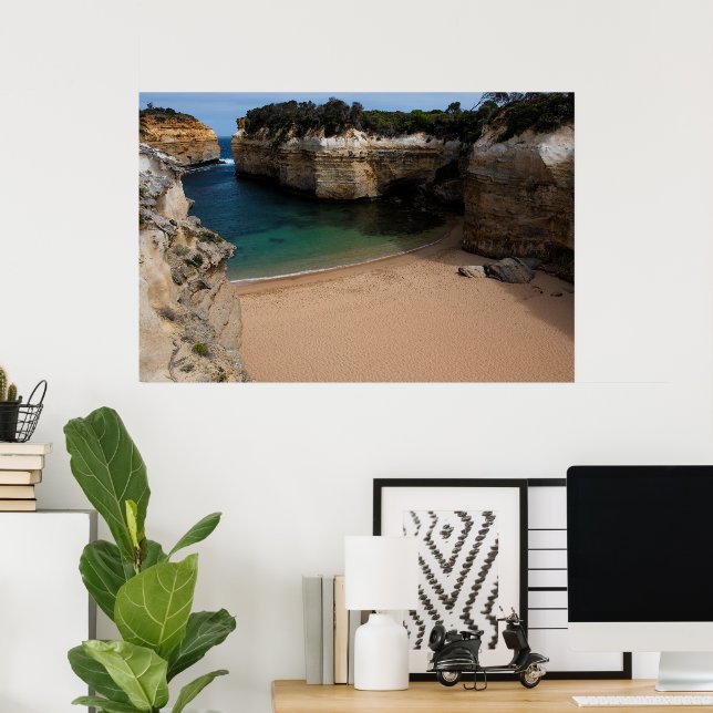 Poster Loch Ard Gorge, Great Ocean Road Australia (Escritório em casa)