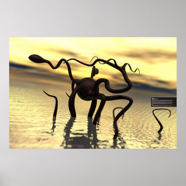 Póster Loch Ness Monster! (monstro de água) (Frente)