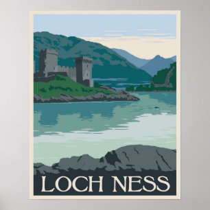 Poster Loch Ness, Scotland