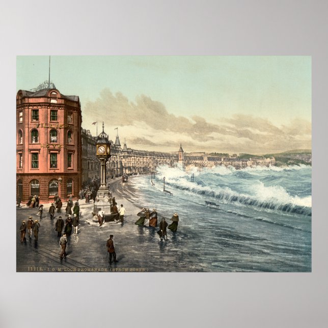Póster Loch Promenade I, Douglas, Ilha de Man, Inglaterra (Frente)