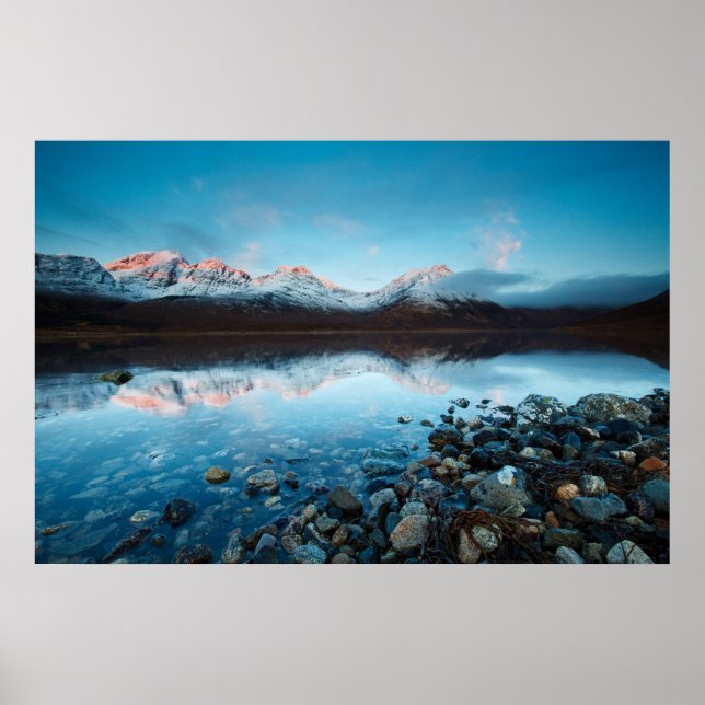 Póster Loch Slapin, Ilha de Skye, Escócia (Frente)