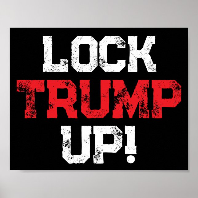 Poster Lock Trump Up Political (Frente)