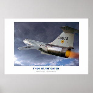 Póster Lockheed F-104 Starfighter