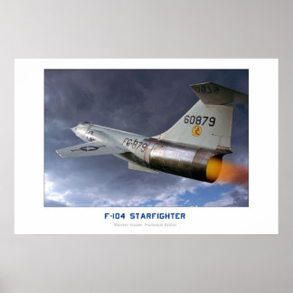 Póster Lockheed F-104 Starfighter
