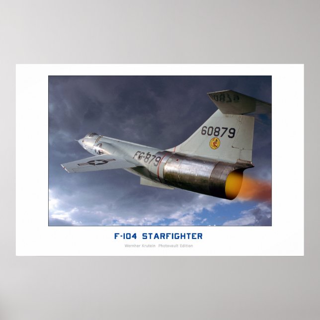Póster Lockheed F-104 Starfighter (Frente)