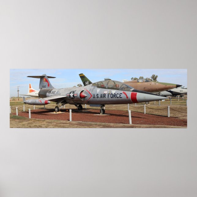 Poster Lockheed F-104 Starfighter (Frente)