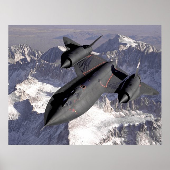 Póster Lockheed Sr-71 Blackbird (Frente)