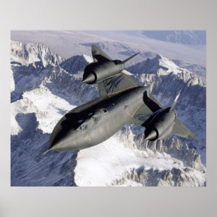 Poster Lockheed SR-71B Blackbird