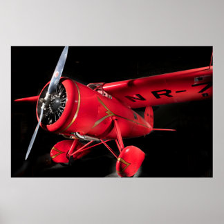 Poster Lockheed Vega 5B, Amelia Earhart Canvas Print