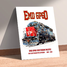 Poster Locomotiva a diesel EMD GP60 da Southern Pacific